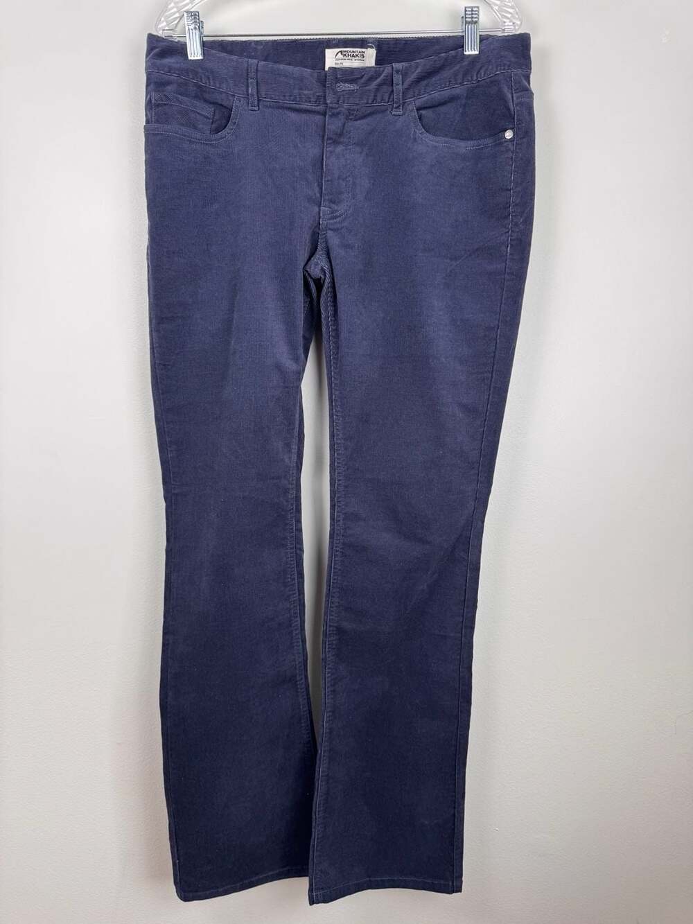 Mountain Khakis Women's Size 10 Slim Fit Navy Blue Corduroy Pants